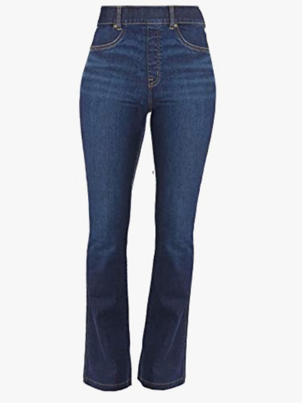 SPANX Women's Blue Skinny Jeans in Sz S